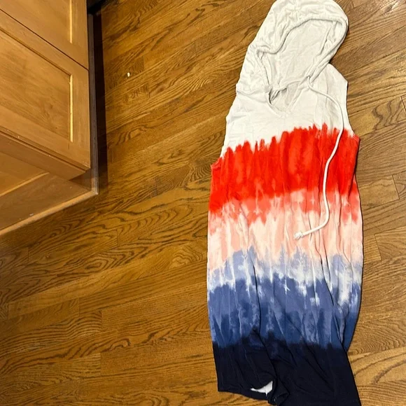 live well active | Swim | Hooded Red White And Blue Tiedye Coverup Tank Dress | Poshmark live well active | Swim | Hooded Red White And Blue Tiedye Coverup Tank Dress | Poshmark